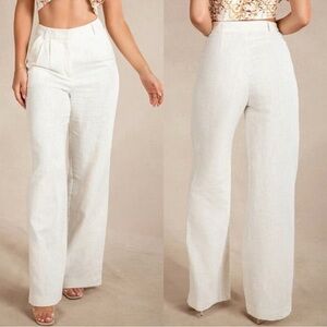 Meshki Wendy Wide Leg Linen Pants